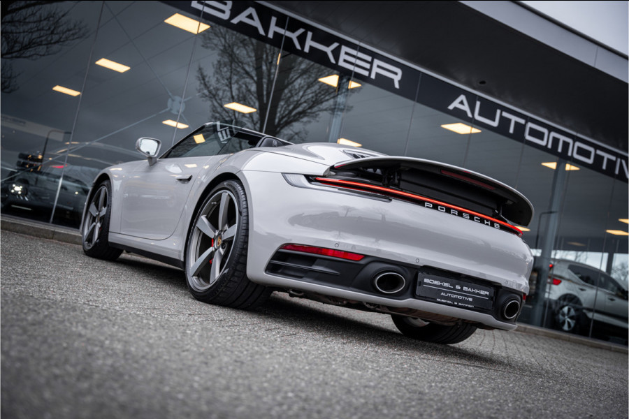 Porsche 911 Cabrio Carrera 4S (450pk) - BOSE - Sportuitlaat - Adapt. cruise - Camera PASM - Keyless - Exclusive leder * 992