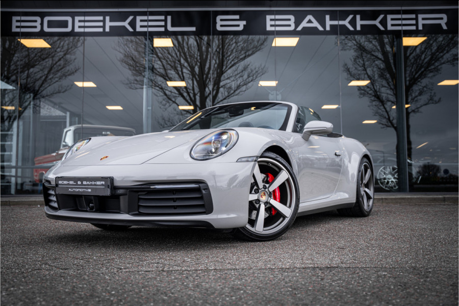 Porsche 911 Cabrio Carrera 4S (450pk) - BOSE - Sportuitlaat - Adapt. cruise - Camera PASM - Keyless - Exclusive leder * 992