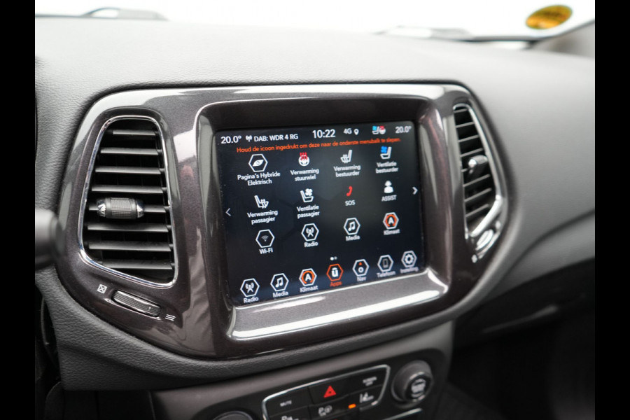 Jeep Compass 4xe 240 Plug-in Hybrid Electric S Dealer O.H PHEV | Panodak | Lederen Sportstoelen Memory & Ventilatie | Alpine Sound | Keyless | Camera | 19"L.M | Apple Carplay | Navi Full Map |