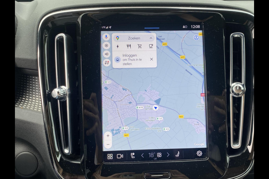 Volvo XC40 Recharge Plus STOEL + STUURVERWARMING | LEDER/ALCANTARA | RIJKLAAR INCL. 12 MND. BOVAGGARANTIE