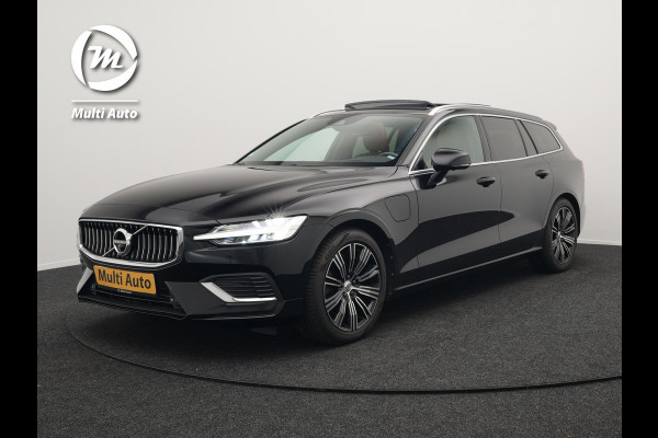 Volvo V60 T8 Twin Engine AWD Inscription Plug In Hybrid PHEV | Trekhaak af Fabriek | Panodak | Adaptive Cruise | Head Up | Lederen Sportstoelen Memory | 360 Camera | BLIS | Virtual |