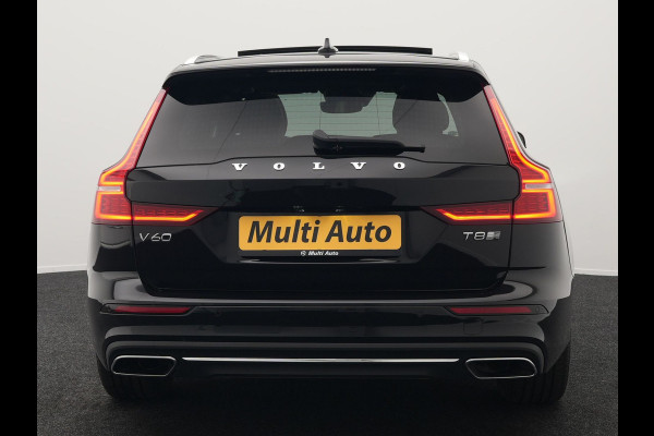 Volvo V60 T8 Twin Engine AWD Inscription Plug In Hybrid PHEV | Trekhaak af Fabriek | Panodak | Adaptive Cruise | Head Up | Lederen Sportstoelen Memory | 360 Camera | BLIS | Virtual |