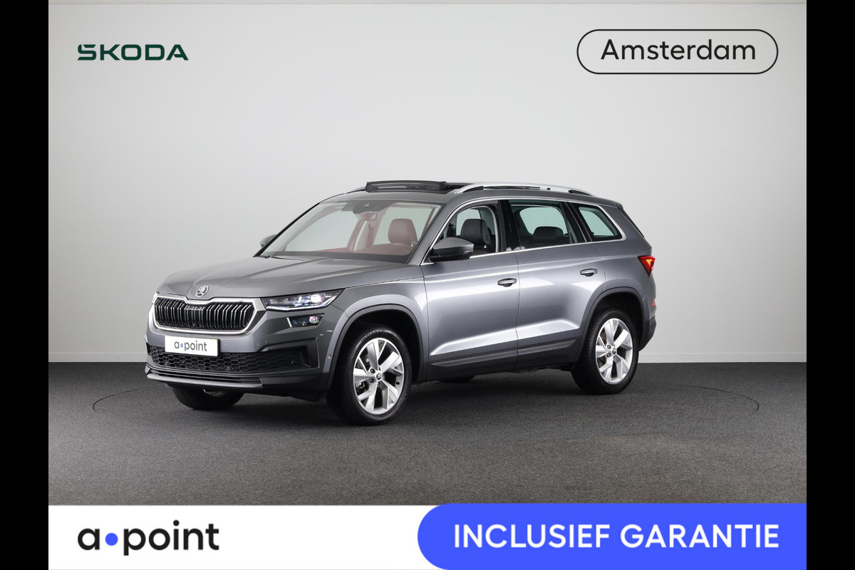 Škoda Kodiaq Business Edition Plus 1.5 TSI 150 pk 7 versn. DSG | 19 inch| Leder | Panoramadak | Adaptive Cruise Control | 360º camera | Fabrieksgarantie Škoda Kodiaq Business Edition Plus 1.5 TSI 150 pk 7 versn. DSG | 19 inch| Leder | Panoramadak | Adaptive Cruise Control | 360º camera | Fabrieksgarantie