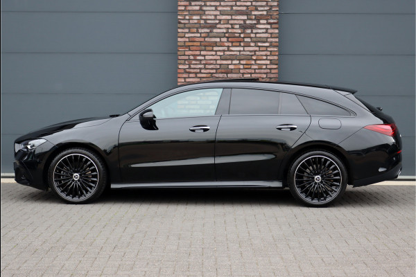 Mercedes-Benz CLA-Klasse Shooting Brake 250 e AMG Line Aut8 | Facelift | Panoramadak | Distronic Pro | Verwarmd Stuurwiel | Widescreen | Keyless Go | Surround Camera | Multibeam LED |