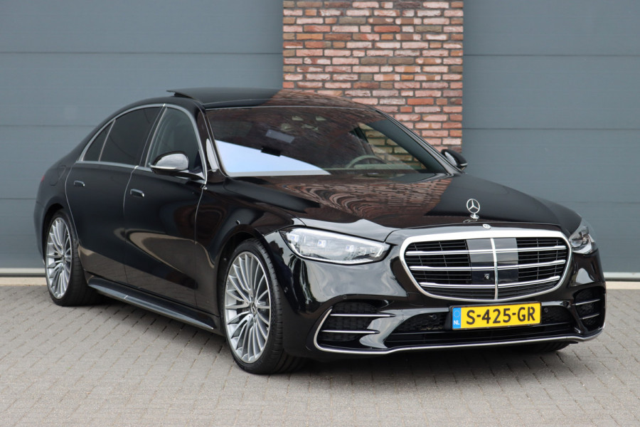 Mercedes-Benz S-Klasse 580 e 4MATIC Lang AMG Line | Airmatic | Achterasbesturing | Distronic+ | Massage | Burmester | Zonweringspakket | Stoelverwarming/-ventilatie | 3D-Display | Digital Light |