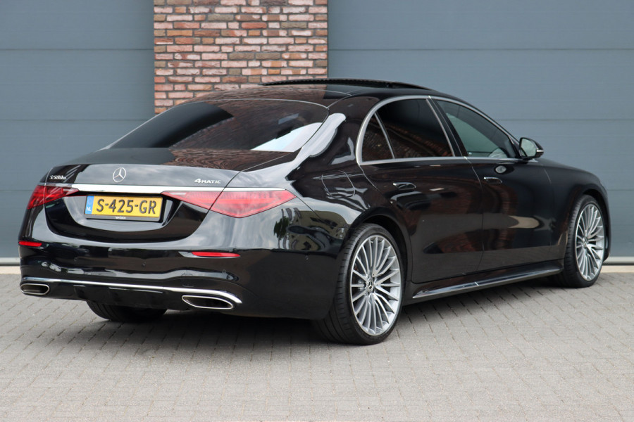 Mercedes-Benz S-Klasse 580 e 4MATIC Lang AMG Line | Airmatic | Achterasbesturing | Distronic+ | Massage | Burmester | Zonweringspakket | Stoelverwarming/-ventilatie | 3D-Display | Digital Light |