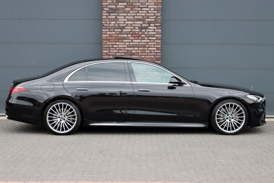 Mercedes-Benz S-Klasse 580 e 4MATIC Lang AMG Line | Airmatic | Achterasbesturing | Distronic+ | Massage | Burmester | Zonweringspakket | Stoelverwarming/-ventilatie | 3D-Display | Digital Light |