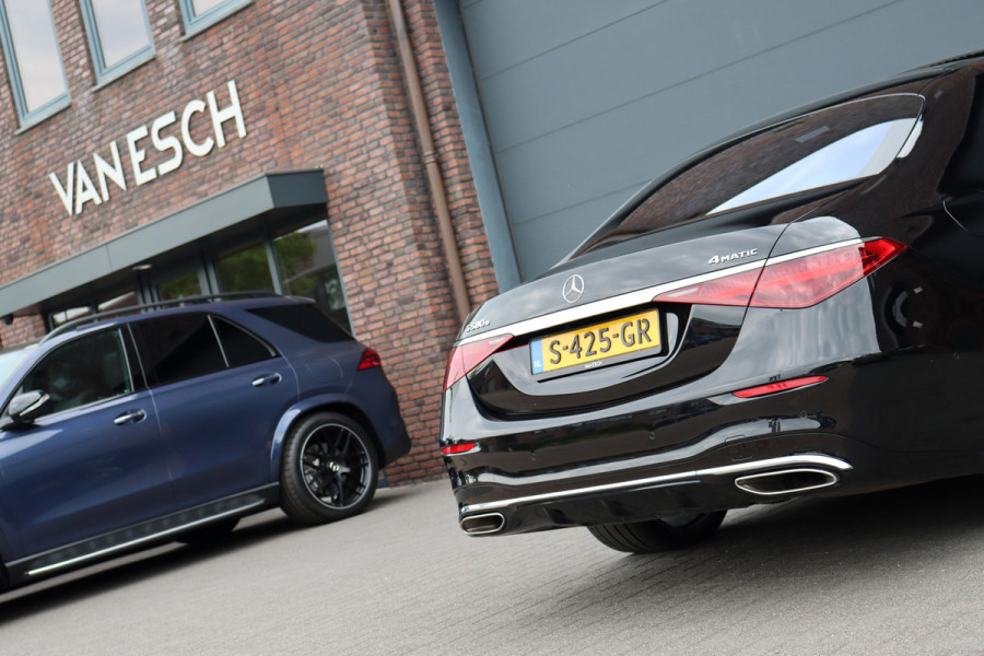 Mercedes-Benz S-Klasse 580 e 4MATIC Lang AMG Line | Airmatic | Achterasbesturing | Distronic+ | Massage | Burmester | Zonweringspakket | Stoelverwarming/-ventilatie | 3D-Display | Digital Light |