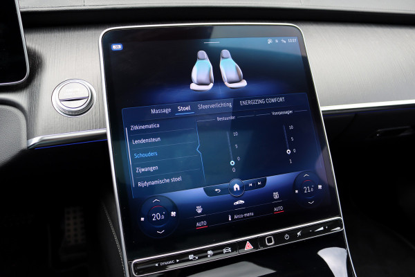 Mercedes-Benz S-Klasse 580 e 4MATIC Lang AMG Line | Airmatic | Achterasbesturing | Distronic+ | Massage | Burmester | Zonweringspakket | Stoelverwarming/-ventilatie | 3D-Display | Digital Light |