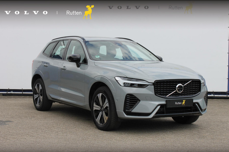 Volvo XC60 T6 350PK Plug-in hybrid AWD Plus Dark Long Range / Semi elektrisch wegklapbare trekhaak / Lederen bekleding / Panoramisch schuif-kanteldak