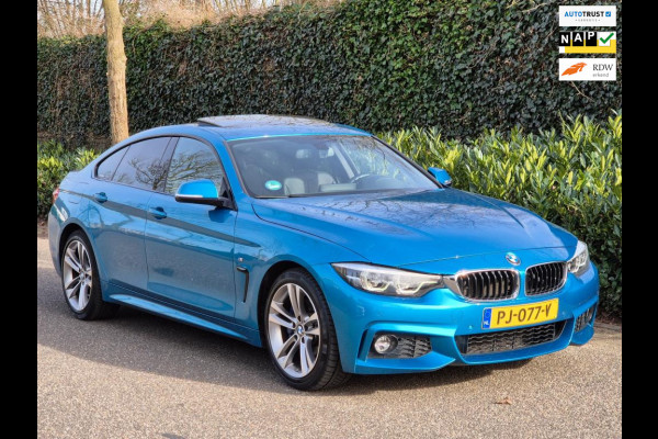 BMW 4 Serie Gran Coupé 420i M Sport snappper-rocks-blue metallic 1-Eig Pano Apple CarPlay LED NAP NL 12mnd GARANTIE