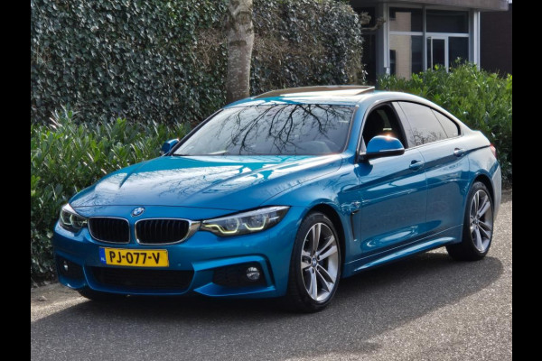 BMW 4 Serie Gran Coupé 420i M Sport snappper-rocks-blue metallic 1-Eig Pano Apple CarPlay LED NAP NL GARANTIE
