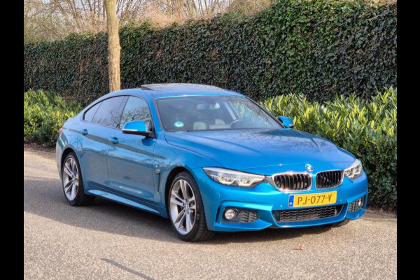 BMW 4 Serie Gran Coupé 420i M Sport snappper-rocks-blue metallic 1-Eig Pano Apple CarPlay LED NAP NL GARANTIE