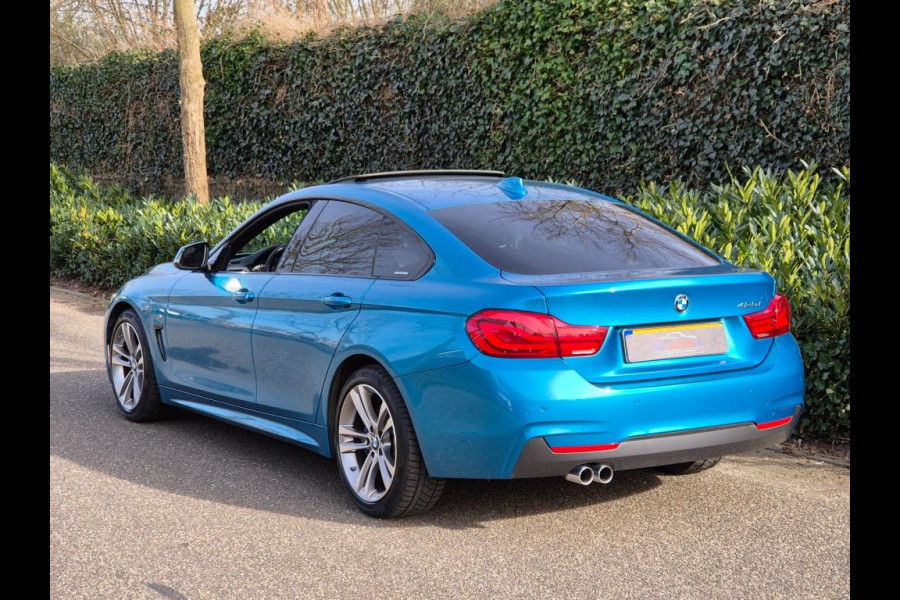 BMW 4 Serie Gran Coupé 420i M Sport snappper-rocks-blue metallic 1-Eig Pano Apple CarPlay LED NAP NL GARANTIE