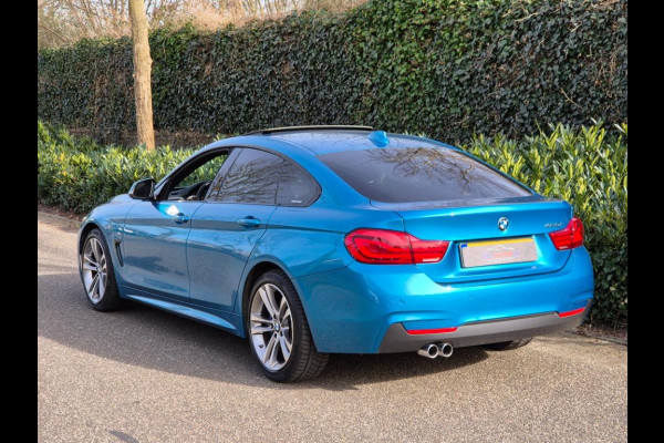 BMW 4 Serie Gran Coupé 420i M Sport snappper-rocks-blue metallic 1-Eig Pano Apple CarPlay LED NAP NL GARANTIE