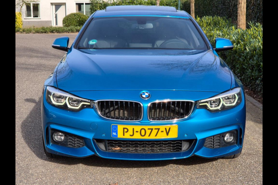 BMW 4 Serie Gran Coupé 420i M Sport snappper-rocks-blue metallic 1-Eig Pano Apple CarPlay LED NAP NL GARANTIE