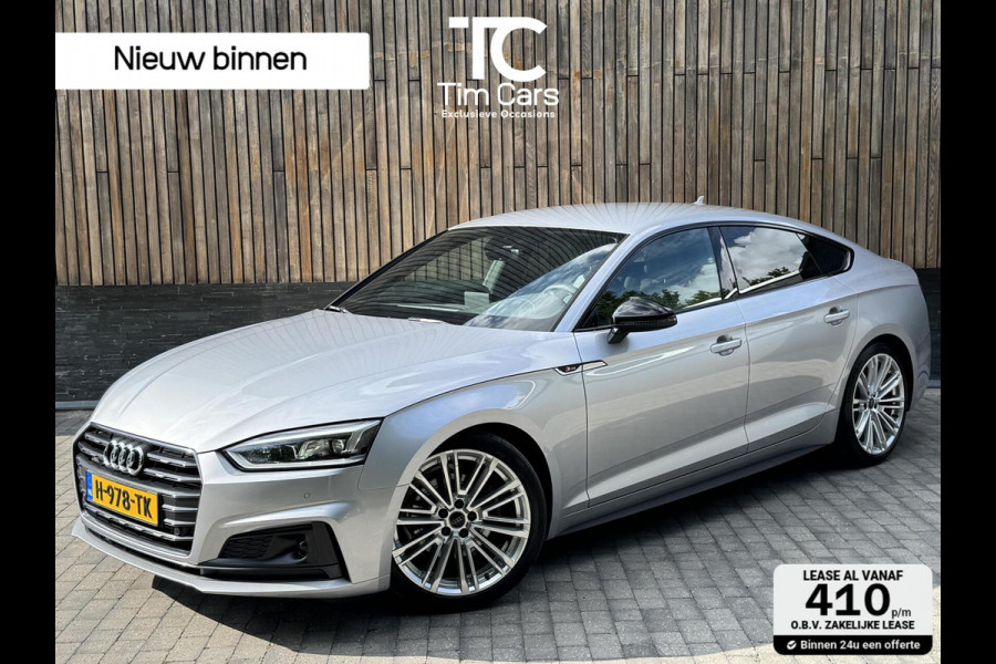 Audi A5 Sportback 35 TFSI S-line black edition Automaat | Navigatiesysteem | Bang&Olufsen audio | Leer/alcantara grijs | Adaptieve cruis