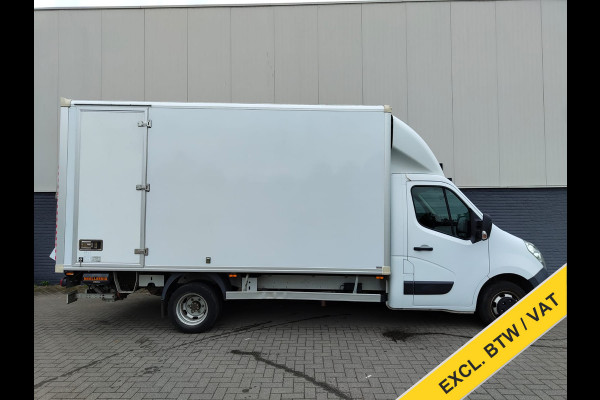 Opel Movano 2.3D 164PK Meubelbak bakwagen + Hydr. LaadKlep DHollandia L4 Dubbellucht Navi Ecc 3-Persoons Cruise Control Regen-Lichtsensor Bl Betonplex vloer Lat om Lat Wandbetimmering Zijdeur Euro 6