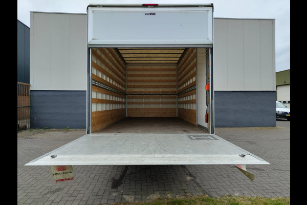 Opel Movano 2.3D 164PK Meubelbak bakwagen + Hydr. LaadKlep DHollandia L4 Dubbellucht Navi Ecc 3-Persoons Cruise Control Regen-Lichtsensor Bl Betonplex vloer Lat om Lat Wandbetimmering Zijdeur Euro 6