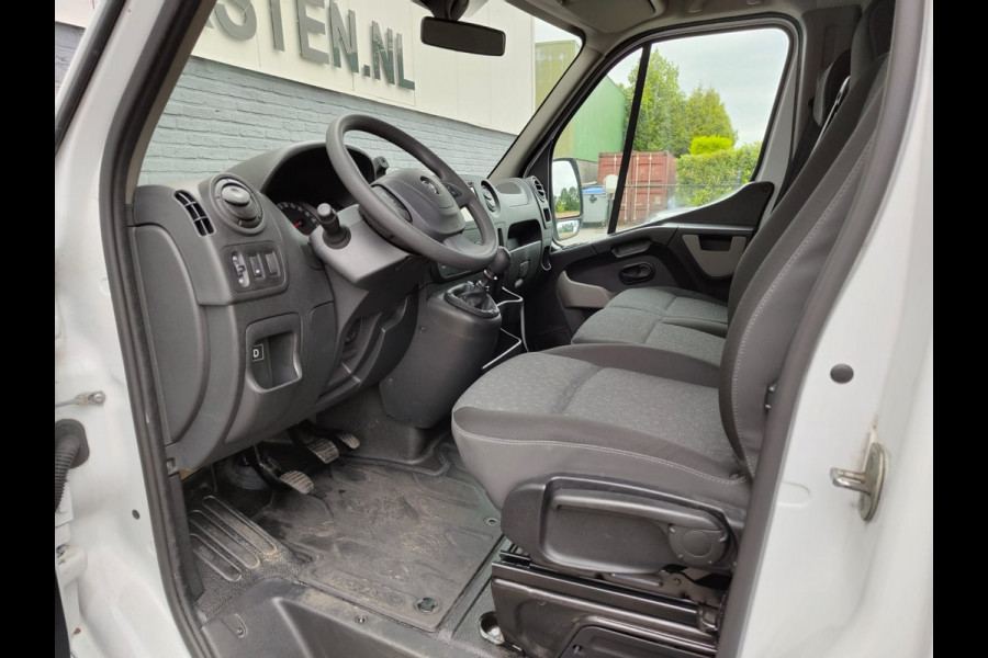 Opel Movano 2.3D 164PK Meubelbak bakwagen + Hydr. LaadKlep DHollandia L4 Dubbellucht Navi Ecc 3-Persoons Cruise Control Regen-Lichtsensor Bl Betonplex vloer Lat om Lat Wandbetimmering Zijdeur Euro 6