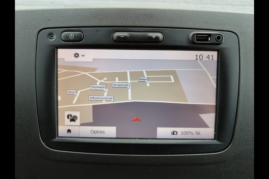 Opel Movano 2.3D 164PK Meubelbak bakwagen + Hydr. LaadKlep DHollandia L4 Dubbellucht Navi Ecc 3-Persoons Cruise Control Regen-Lichtsensor Bl Betonplex vloer Lat om Lat Wandbetimmering Zijdeur Euro 6
