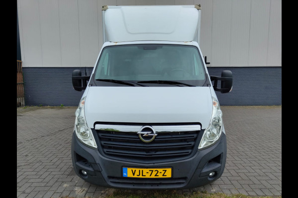 Opel Movano 2.3D 164PK Meubelbak bakwagen + Hydr. LaadKlep DHollandia L4 Dubbellucht Navi Ecc 3-Persoons Cruise Control Regen-Lichtsensor Bl Betonplex vloer Lat om Lat Wandbetimmering Zijdeur Euro 6