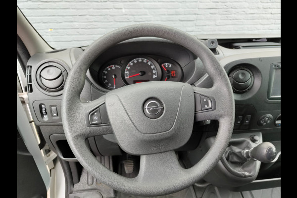 Opel Movano 2.3D 164PK Meubelbak bakwagen + Hydr. LaadKlep DHollandia L4 Dubbellucht Navi Ecc 3-Persoons Cruise Control Regen-Lichtsensor Bl Betonplex vloer Lat om Lat Wandbetimmering Zijdeur Euro 6