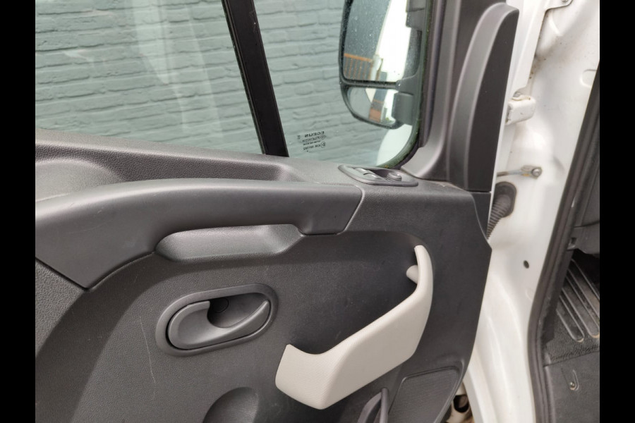Opel Movano 2.3D 164PK Meubelbak bakwagen + Hydr. LaadKlep DHollandia L4 Dubbellucht Navi Ecc 3-Persoons Cruise Control Regen-Lichtsensor Bl Betonplex vloer Lat om Lat Wandbetimmering Zijdeur Euro 6