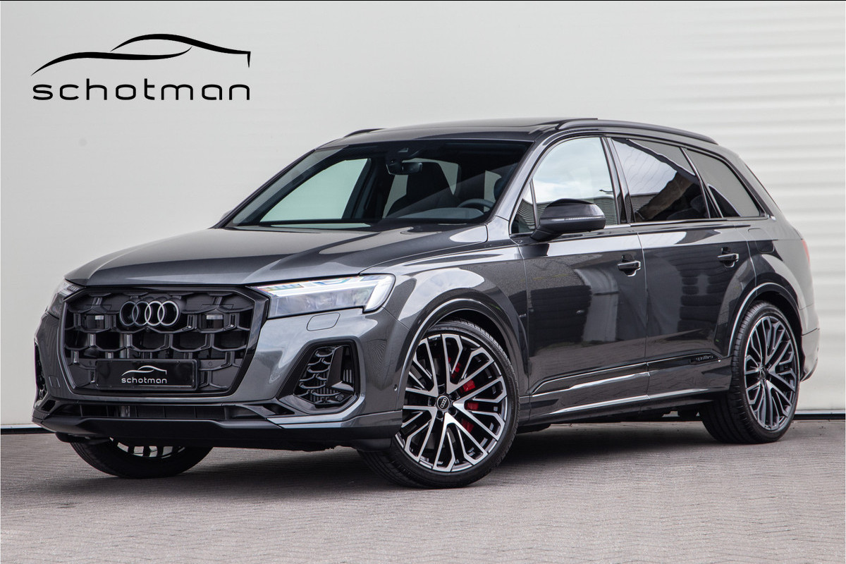 Audi Q7 60 TFSI e quattro Competition Facelift 4Wielsturing, Carbon, Pano, 490pk Audi Q7 60 TFSI e quattro Competition Facelift 4Wielsturing, Carbon, Pano, 490pk