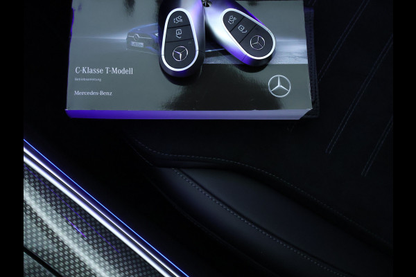 Mercedes-Benz C-Klasse Estate 300 e AMG Line | Edition AMG-Line | Night Pakket | Trekhaak | Panorama Schuif-Kanteldak | Digital Licht | DC Laden | Stuur en Stoelverwarming | Inclusief 24 maanden MB Certified garantie voor Europa.