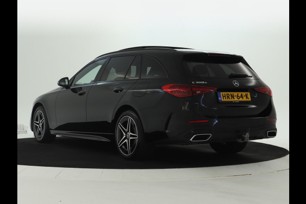 Mercedes-Benz C-Klasse Estate 300 e AMG Line | Edition AMG-Line | Night Pakket | Trekhaak | Panorama Schuif-Kanteldak | Digital Licht | DC Laden | Stuur en Stoelverwarming | Inclusief 24 maanden MB Certified garantie voor Europa.