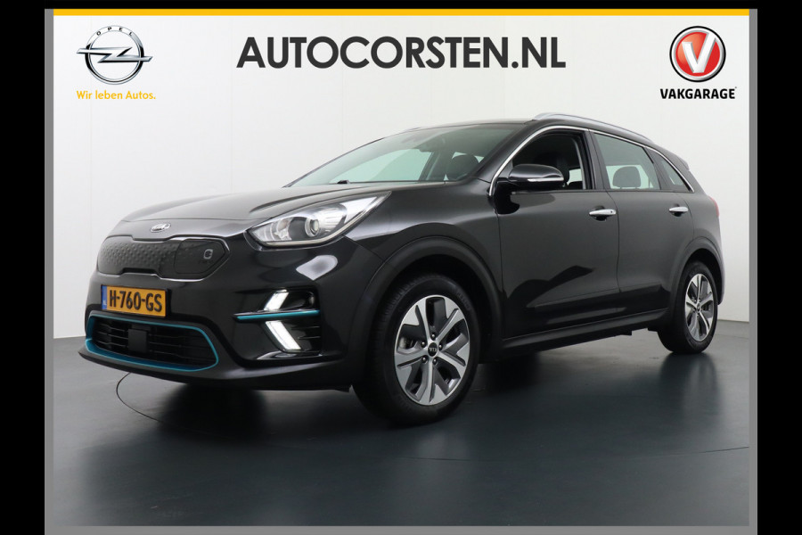 Kia e-Niro 64kWh AUT 204pk Navi Auto-Pilot Adaptive-Cruise+stop&go Apple Carplay Android Auto Pdc Led Ecc Keyless 1/2 Leder DynamicLine AEB Braking Lmv 17" Lane Assist Dwarsverkeerwaarsching 100% Dealeronderhouden Origineel Nederlandse auto