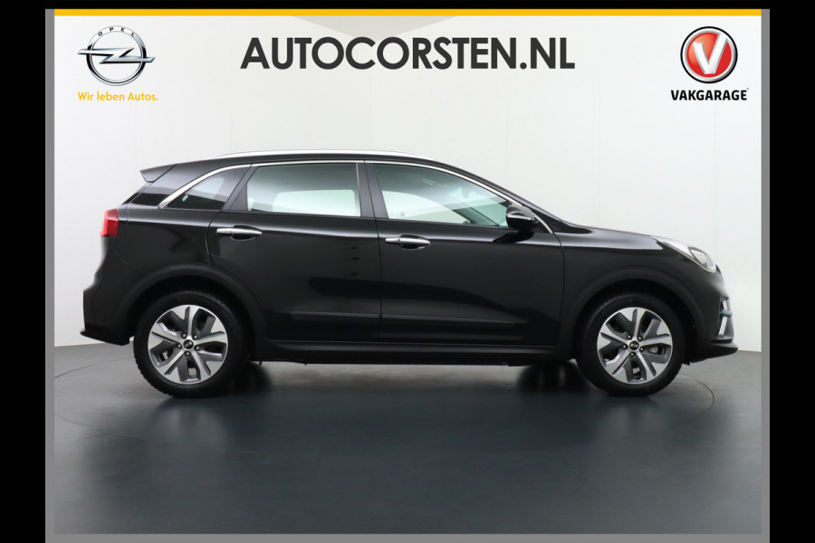 Kia e-Niro 64kWh AUT 204pk Navi Auto-Pilot Adaptive-Cruise+stop&go Apple Carplay Android Auto Pdc Led Ecc Keyless 1/2 Leder DynamicLine AEB Braking Lmv 17" Lane Assist Dwarsverkeerwaarsching 100% Dealeronderhouden Origineel Nederlandse auto
