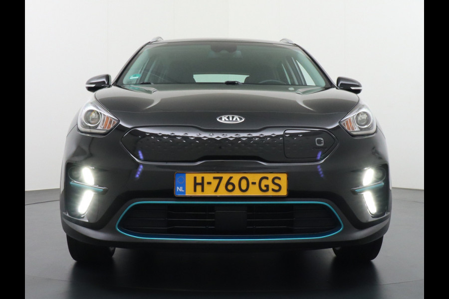Kia e-Niro 64kWh AUT 204pk Navi Auto-Pilot Adaptive-Cruise+stop&go Apple Carplay Android Auto Pdc Led Ecc Keyless 1/2 Leder DynamicLine AEB Braking Lmv 17" Lane Assist Dwarsverkeerwaarsching 100% Dealeronderhouden Origineel Nederlandse auto