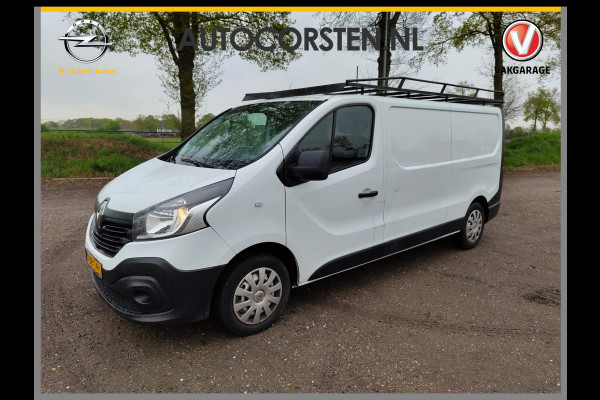 Renault Trafic CDTi L2 3-Pers Navi Airco Trekhaak Cruise Control MultiMedia Comfort Energy Pdc 1.6dCi T29 lengte 2 Imperiaal Betonplexvloer Wandbetimmering Schuifdeur 2.000kg Trekgewicht Euro 6