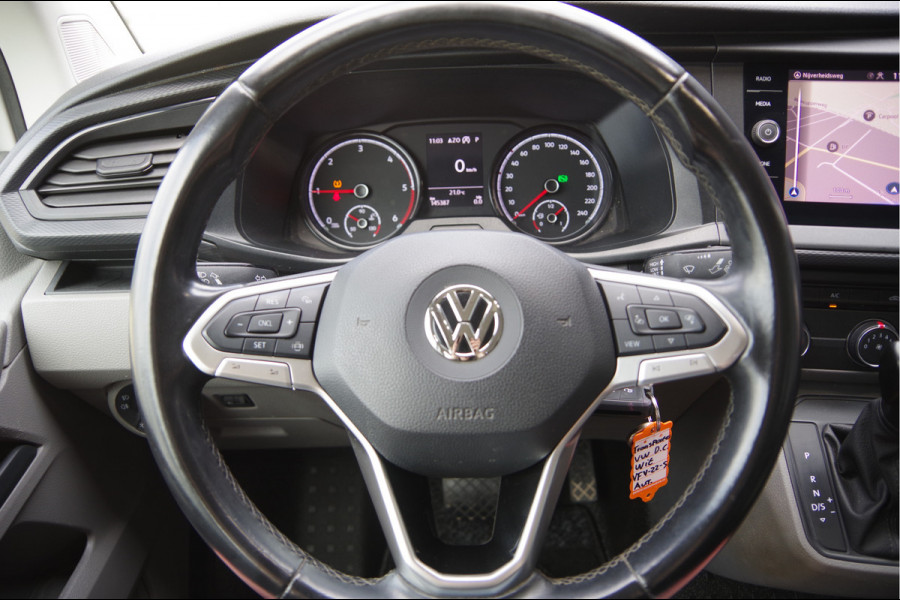 Volkswagen Transporter 2.0 TDI L2 30 DC-5P, 150PK AUT. TREKHAAK, CAMERA, NAVI, CRUISE, AIRCO, VOORRUIT VERWARMING, DUBBELE CABINE
