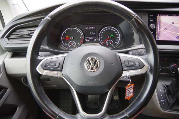 Volkswagen Transporter 2.0 TDI L2 30 DC-5P, 150PK AUT. TREKHAAK, CAMERA, NAVI, CRUISE, AIRCO, VOORRUIT VERWARMING, DUBBELE CABINE