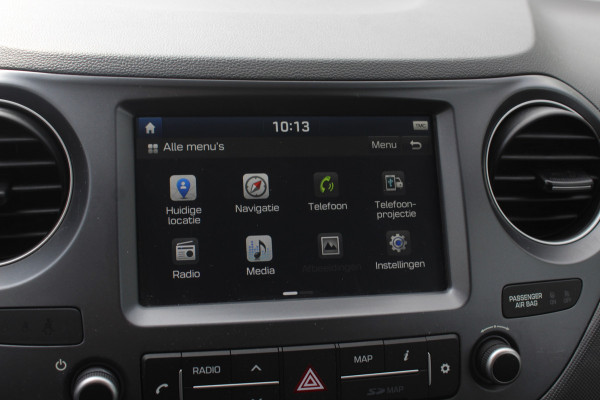 Hyundai i10 1.0i Go! 2017 / Navigatie / Apple CarPlay / Bluetooth / Lichtmetalen Velgen / Cruise control / Climate Control