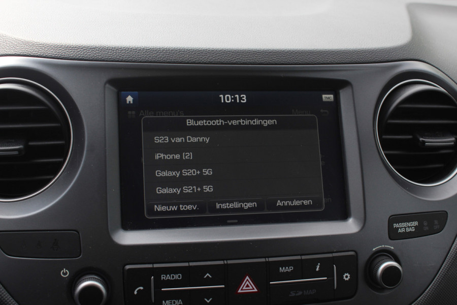 Hyundai i10 1.0i Go! 2017 / Navigatie / Apple CarPlay / Bluetooth / Lichtmetalen Velgen / Cruise control / Climate Control