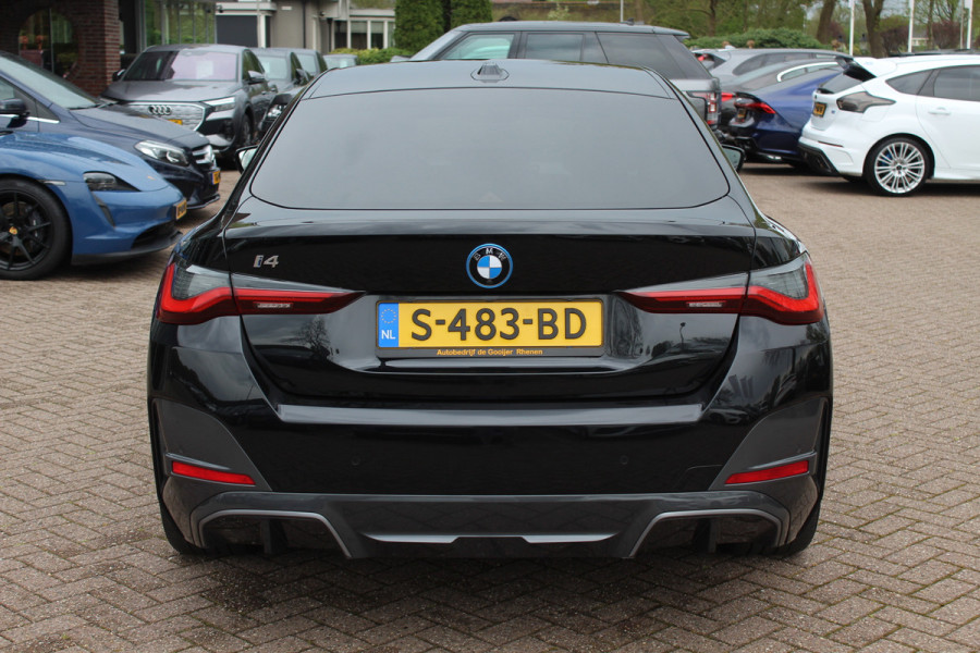BMW i4 eDrive40 High Executive 84 kWh M Sport / SoH 96% / 360Camera / Head-up / Leder / Harman Kardon / Virtual Cockpit / 18'' / Navigatie / Harman Kardon / Stoelverwarming / DAB / ACC