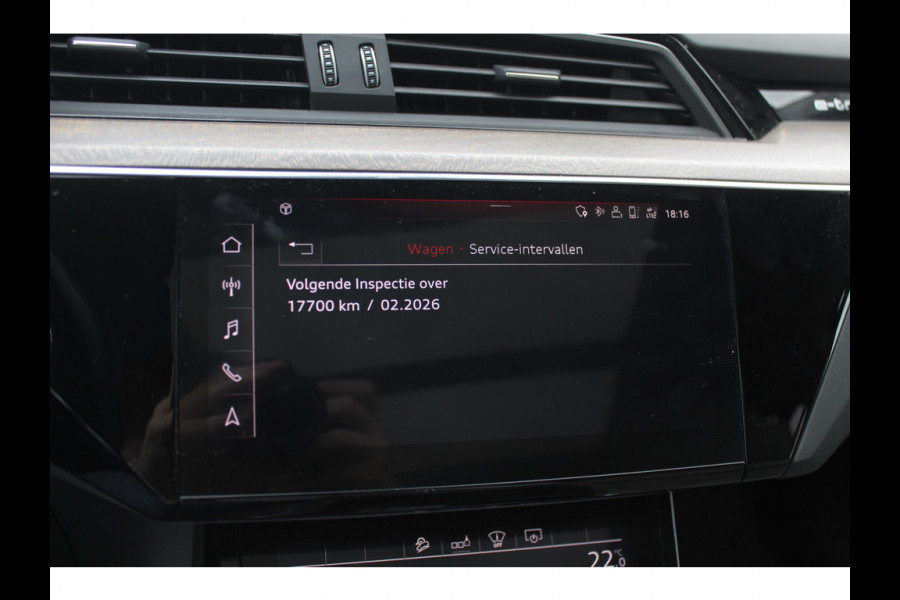 Audi e-tron e-tron 55 quattro advanced Pro Line Plus 95 kWh / Full option! / Trekhaak / Panoramadak / 360Camera / Head-up / B&O / Keyless / 21'' / Softclose / Stoelmassage / Luxe Leder / Nachtzicht / DAB / ACC