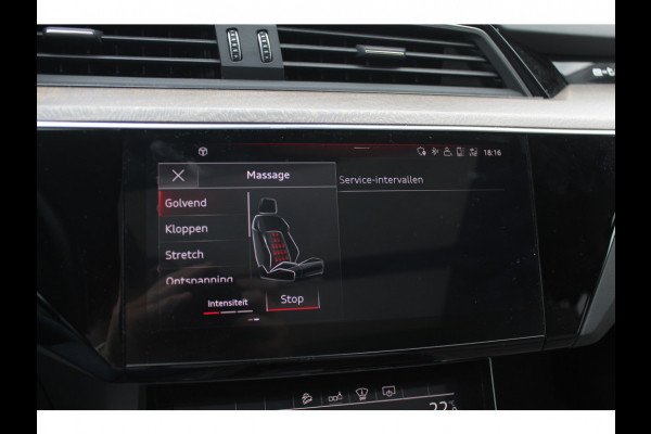 Audi e-tron e-tron 55 quattro advanced Pro Line Plus 95 kWh / Full option! / Trekhaak / Panoramadak / 360Camera / Head-up / B&O / Keyless / 21'' / Softclose / Stoelmassage / Luxe Leder / Nachtzicht / DAB / ACC