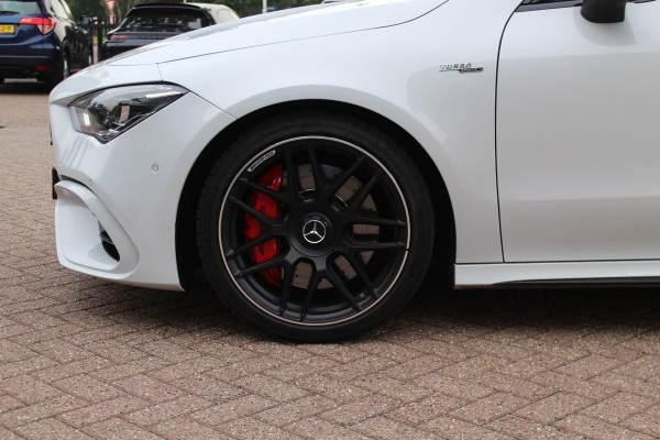 Mercedes-Benz CLA-Klasse Shooting Brake AMG 45 S 4MATIC+ Premium Plus / Panoramadak / 360Camera / Sportuitlaat / Schaalstoelen / Burmester / DAB / Dodehoek / Matrix LED / Memory seats / Navigatie