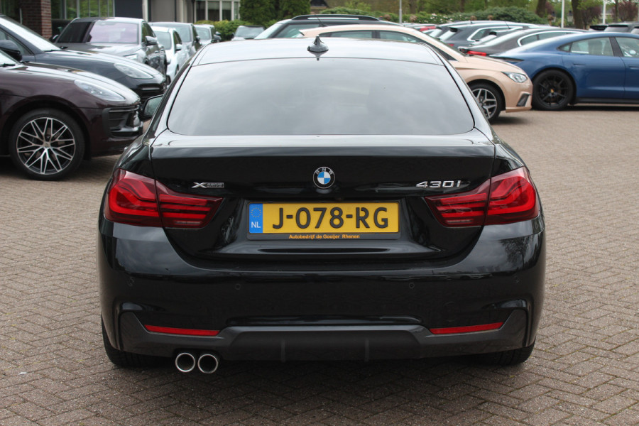 BMW 4 Serie Gran Coupé 430i xDrive High Exe. M Sport 62.559 km! / Camera / Leder / 18'' / Harman Kardon / Navigatie / DAB / Stoelverwarming / Cruise Control