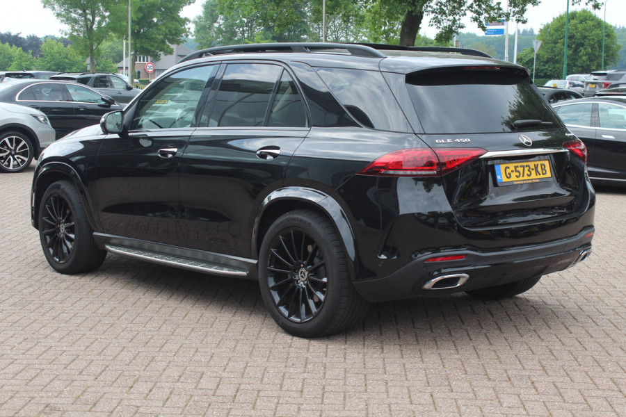 Mercedes-Benz GLE 450 4MATIC Premium Plus / Panoramadak / 360Camera / Burmester / 21'' / Head-up / Luchtvering / Treeplanken / Stoelventilatie / Stuurverwarming / Dodehoek / DAB / ACC