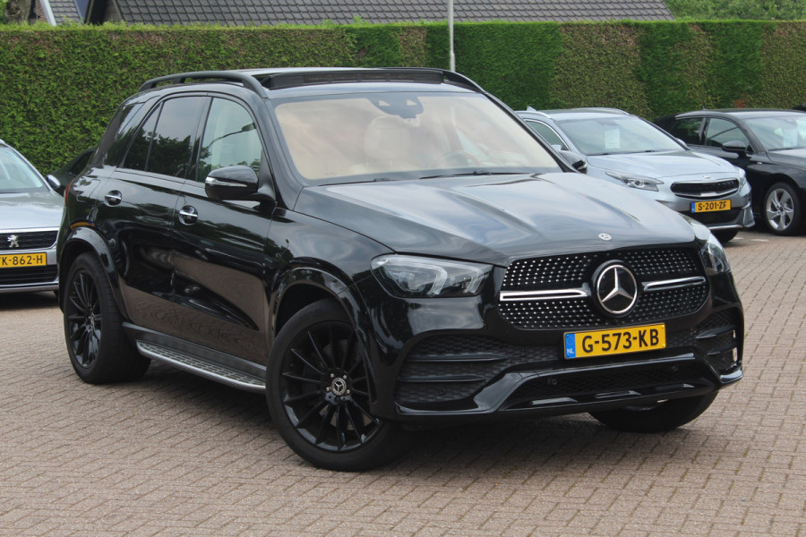 Mercedes-Benz GLE 450 4MATIC Premium Plus / Panoramadak / 360Camera / Burmester / 21'' / Head-up / Luchtvering / Treeplanken / Stoelventilatie / Stuurverwarming / Dodehoek / DAB / ACC