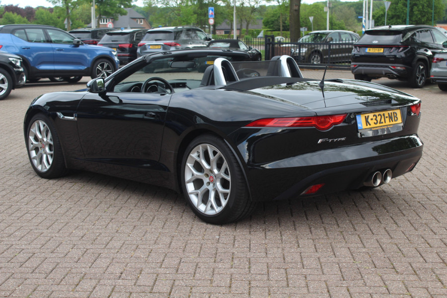 Jaguar F-Type 3.0 V6 Convertible 69.614 km! / Camera / Leder / Keyless / Memory seats / 19'' / Sportuitlaat