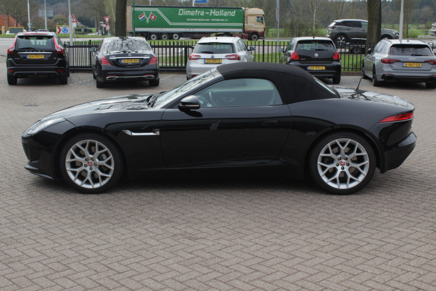 Jaguar F-Type 3.0 V6 Convertible 69.614 km! / Camera / Leder / Keyless / Memory seats / 19'' / Sportuitlaat