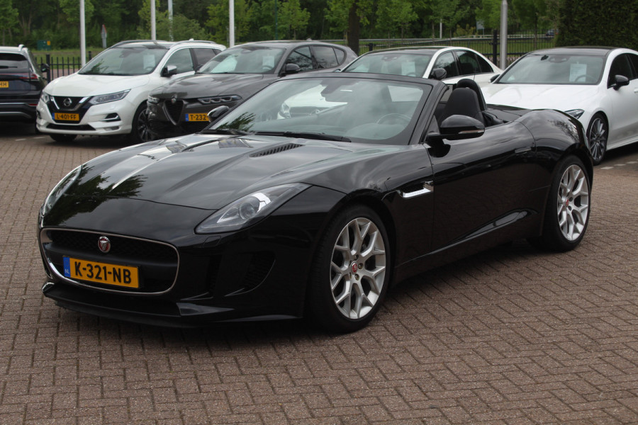 Jaguar F-Type 3.0 V6 Convertible 69.614 km! / Camera / Leder / Keyless / Memory seats / 19'' / Sportuitlaat