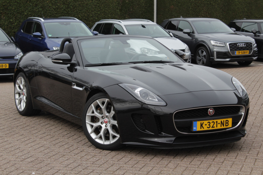 Jaguar F-Type 3.0 V6 Convertible 69.614 km! / Camera / Leder / Keyless / Memory seats / 19'' / Sportuitlaat